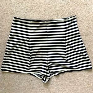 Free People Striped Shorts